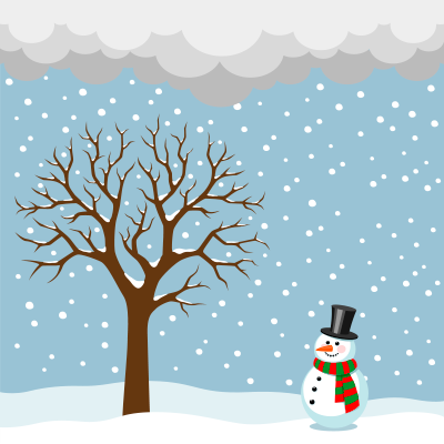 Está nevando